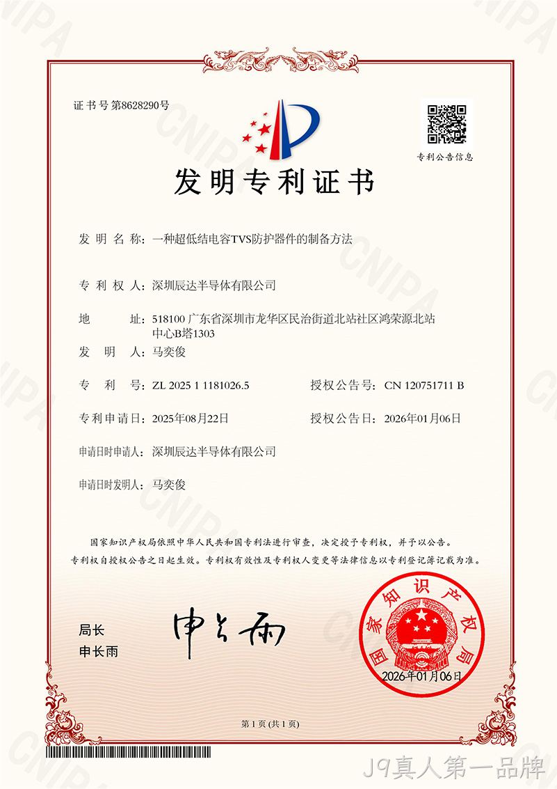 发明专利证书